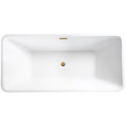 Ванна акриловая Besco Evita Glam 160x80 (Graphite/White/Gold) Thumb