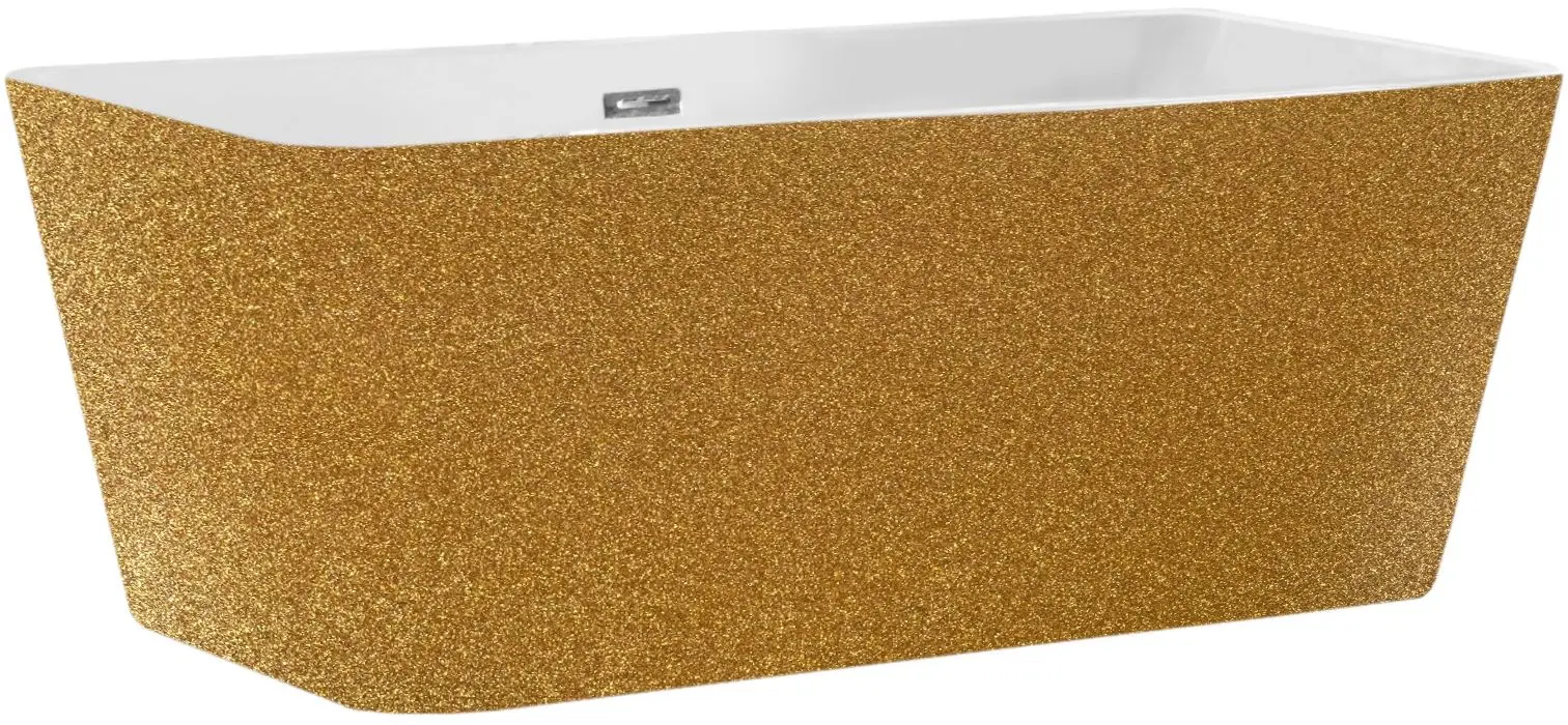 Ванна акриловая Besco Evita Glam WA-160-EZC 160x80 (Gold)
