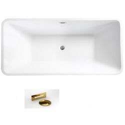 Ванна акриловая Besco Evita Glam WA-160-EZZ 160x80 (Gold) Thumb