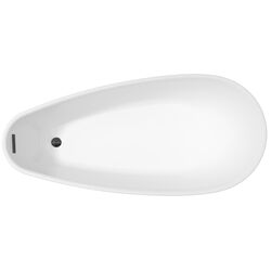 Ванна акриловая Besco Goya A-Line Glam 160x73 (Graphite/White) Thumb