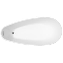 Ванна акриловая Besco Goya A-Line Glam 160x73 (Graphite/White/Chrome) Thumb