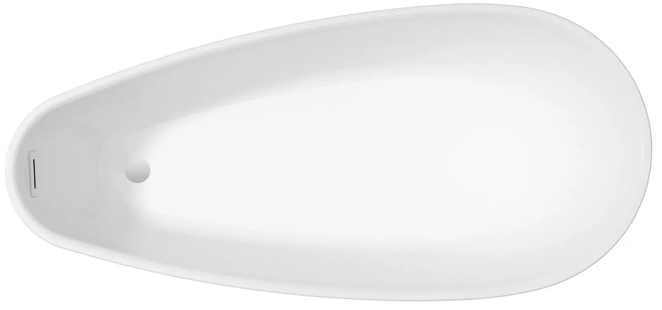 Ванна акриловая Besco Goya A-Line Glam 170x80 (Graphite/White/White Gloss) - 2