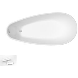 Ванна акриловая Besco Goya A-Line Glam WA-160-GZB 160x73 (Gold) Thumb