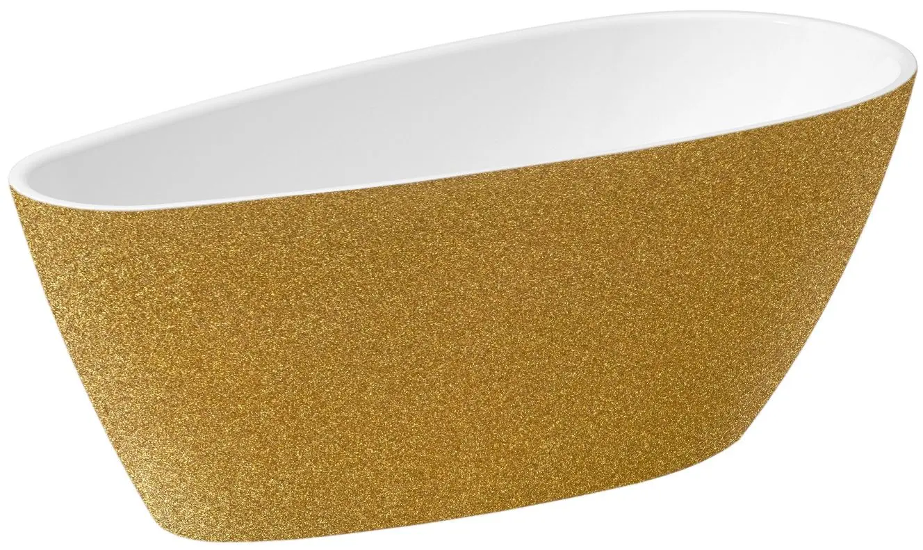 Cada de baie din acril Besco Goya A-Line Glam WA-170-GZL 170x80 (Gold)