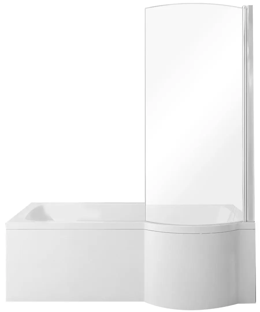 Ванна акриловая Besco Inspiro WAI-160-NLE Left 160x70 (White) - 2
