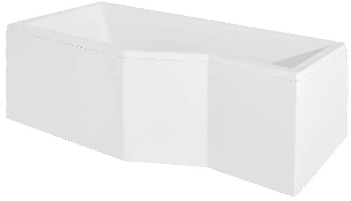 Ванна акриловая Besco Integra 170x75 Left + Ambition Premium 2 (White/Chrome) - 2