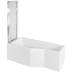 Ванна акриловая Besco Integra 170x75 Left + Ambition Premium 2 (White/Chrome)