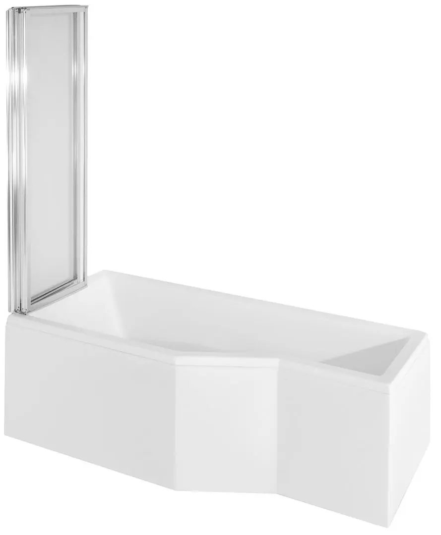 Ванна акриловая Besco Integra 170x75 Left + Ambition Premium 2 (White/Chrome)