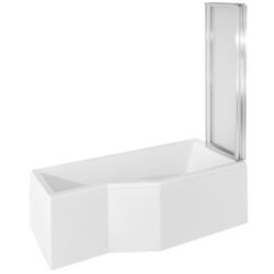 Ванна акриловая Besco Integra 170x75 Right + Ambition Premium 2 (White/Chrome)