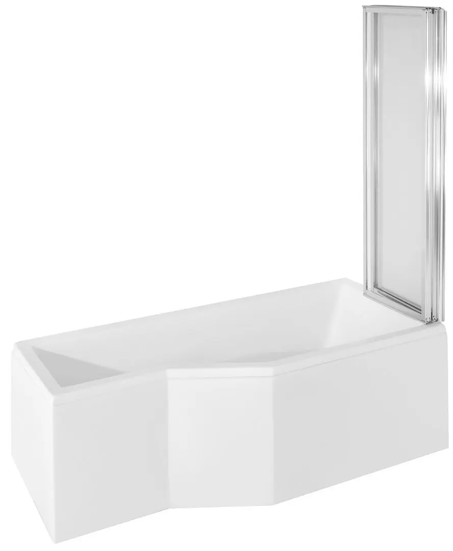 Ванна акриловая Besco Integra 170x75 Right + Ambition Premium 2 (White/Chrome)