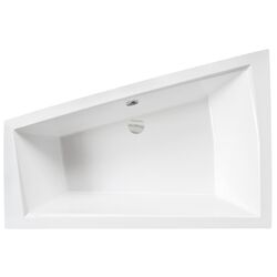 Cada de baie din acril Besco Intima Duo Slim WAID-170-SL Left 170x125 (White)