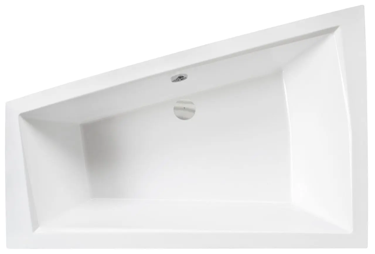 Ванна акриловая Besco Intima Duo Slim WAID-170-SP Right 170x125 (White)