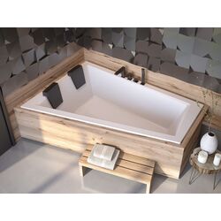 Ванна акриловая Besco Intima Duo Slim WAID-180-SL Left 180x125 (White) Thumb