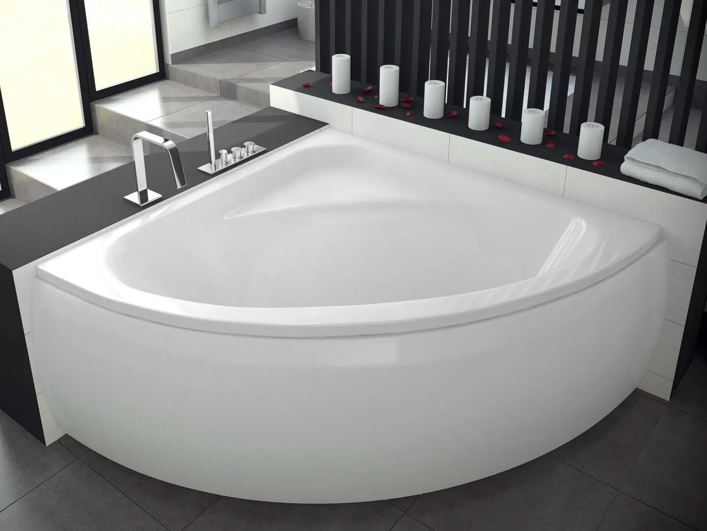 Ванна акриловая Besco Luksja WAL-150-NS 148x148 (White) - 3