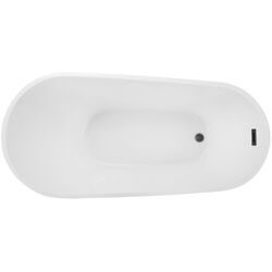 Ванна акриловая Besco Melody Glam 150x80 (Graphite/White) Thumb