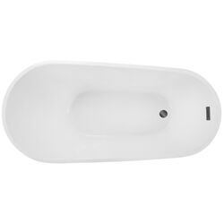 Cada de baie din acril Besco Melody Glam 170x80 (Gold/White/Graphite) Thumb