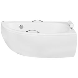 Cada de baie din acril Besco Milena Premium 150x70 Right + Ambition + Standard (White/Chrome)