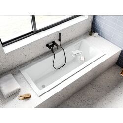 Cada de baie din acril Besco Modern Slim 140x70 (White) Thumb