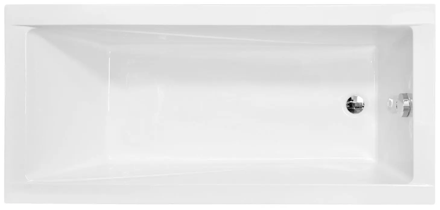 Cada de baie din acril Besco Modern Slim 150x70 (White)
