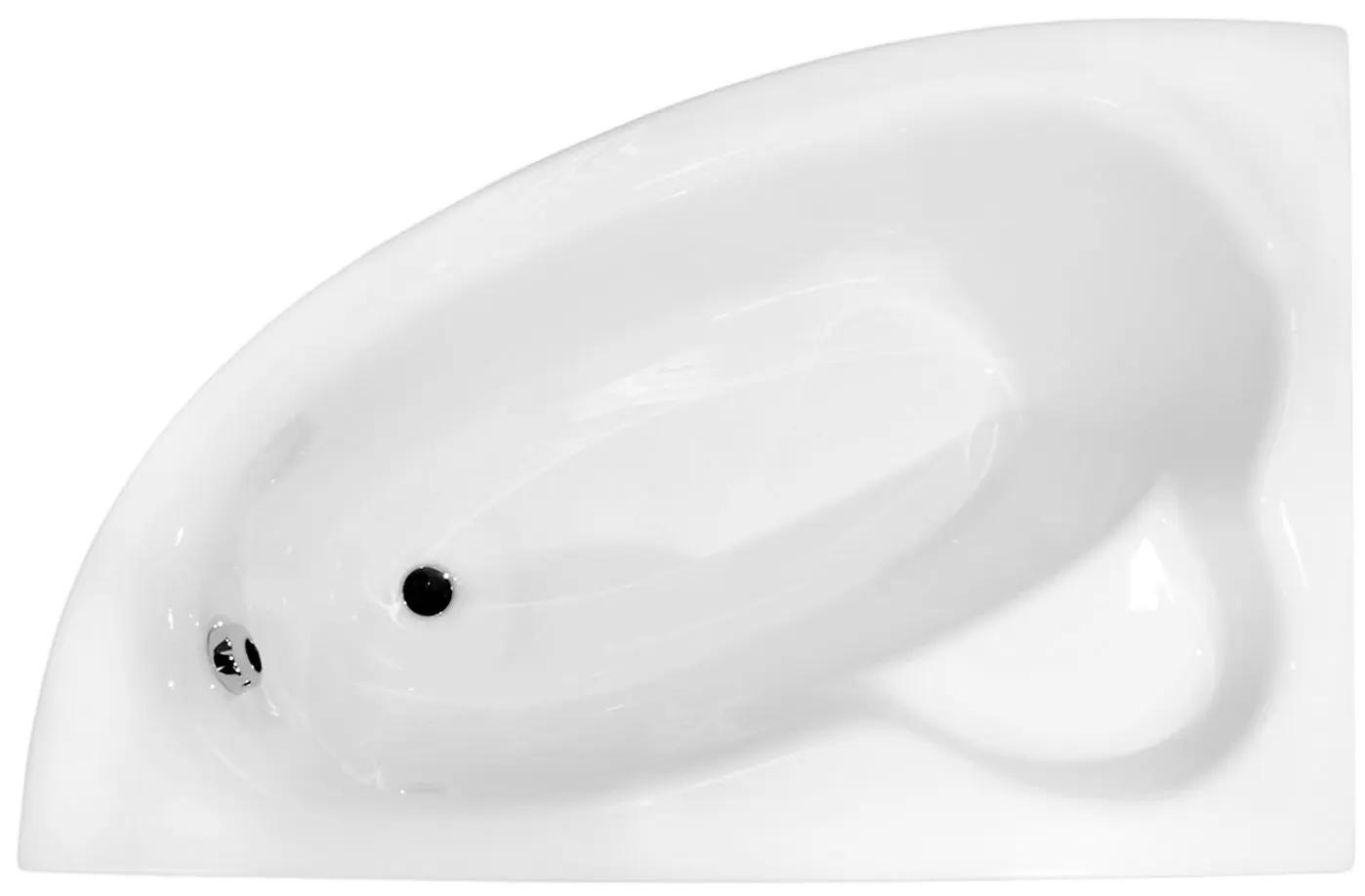 Ванна акриловая Besco Natalia 150x100 Right (White)