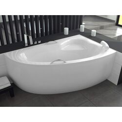 Cada de baie din acril Besco Natalia Premium 150x100 Right + Ambition + Standard (White/Chrome) Thumb