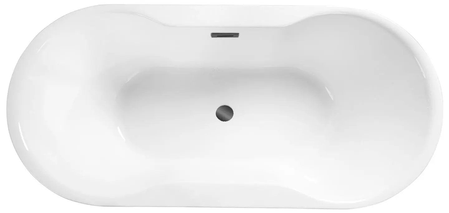 Ванна акриловая Besco Navia Glam 140x75 (Silver/White/Graphite) - 2