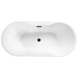 Ванна акриловая Besco Navia Glam 160x80 (Graphite/White/Black) Thumb