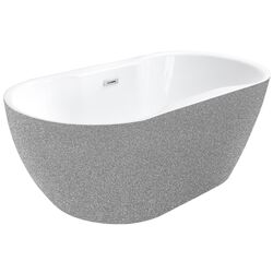 Ванна акриловая Besco Navia Glam WA-150-NSZ 150x80 (Silver)