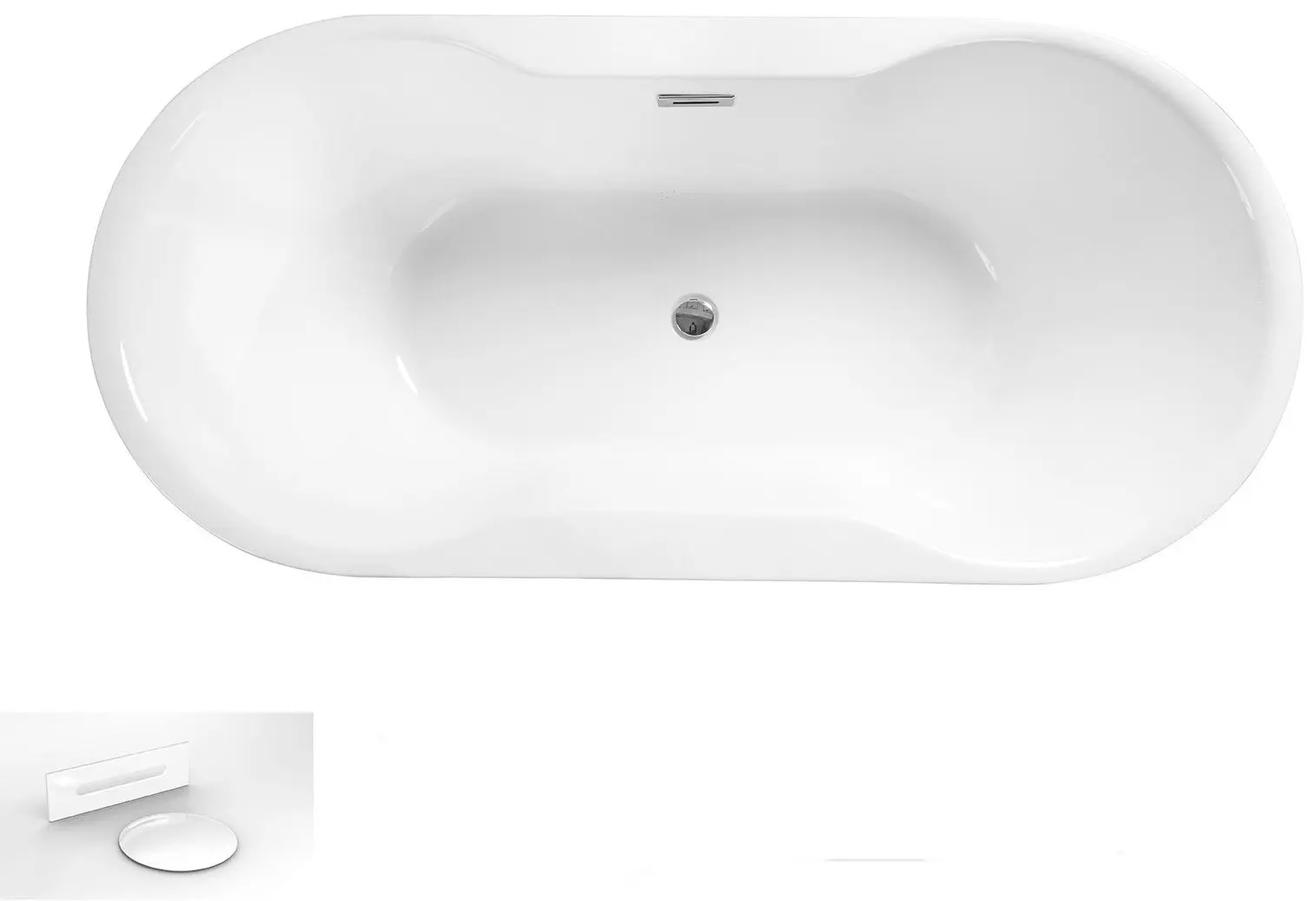 Ванна акриловая Besco Navia WAS-150-NBI 150x80 (White) - 3