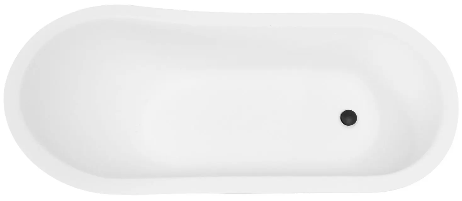 Ванна акриловая Besco Olaya Glam 160x68 (Graphite/White/Black) - 2