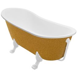 Ванна акриловая Besco Olaya Glam WAO-160-GZW 160x68 (Gold)