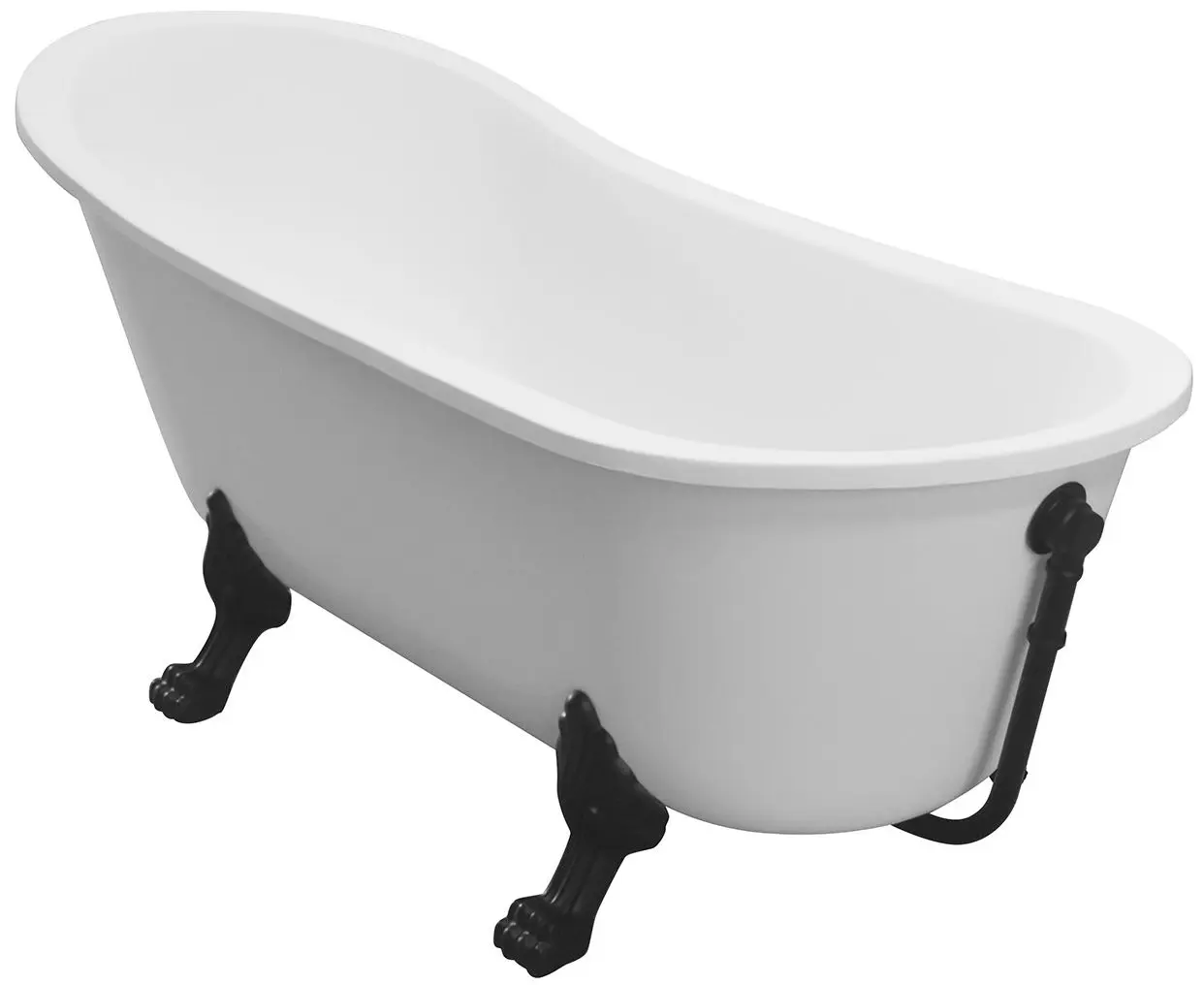 Ванна акриловая Besco Olaya WAO-160+CZ 160x68 (White)