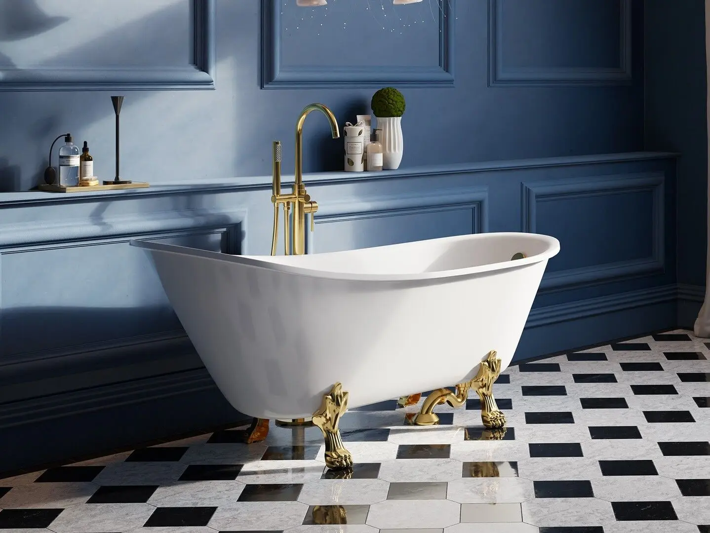 Ванна акриловая Besco Olaya WAO-160+ZL 160x68 (White) - 3