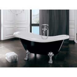 Ванна акриловая Besco Otylia B&W WKO-160-BWC 160x77 (Black/White) Thumb