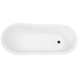 Cada de baie din acril Besco Otylia Glam 160x77 (Graphite/White/Black) Thumb