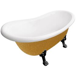 Ванна акриловая Besco Otylia Glam WKO-160-GZB 160x77 (Gold)