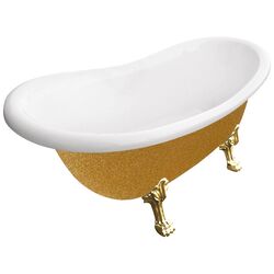 Ванна акриловая Besco Otylia Glam WKO-170-GZG 170x77 (Gold)