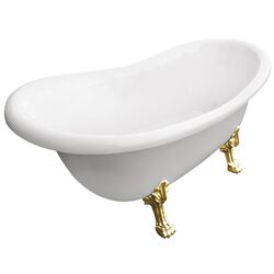 Ванна акриловая Besco Otylia WKO-160W+ZL 160x77 (White)