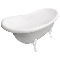 Cada de baie din acril Besco Otylia WKO-170W+BI 170x77 (White)