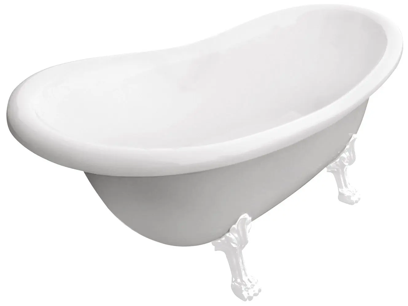 Ванна акриловая Besco Otylia WKO-170W+BI 170x77 (White)