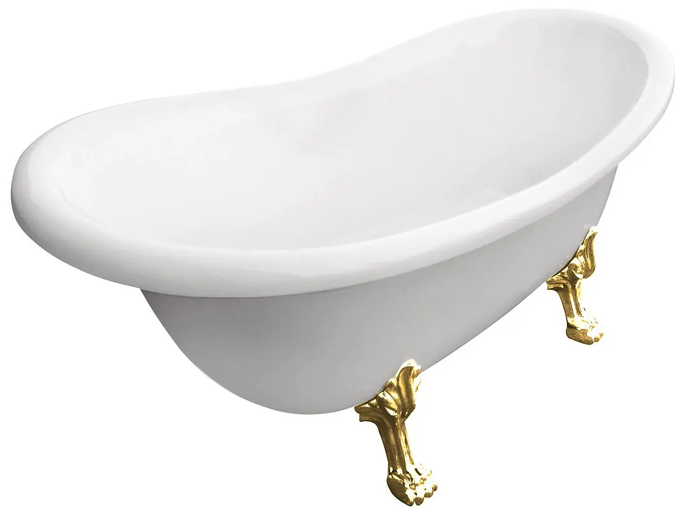 Ванна акриловая Besco Otylia WKO-170W+ZL 170x77 (White)