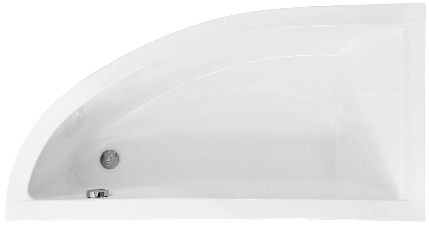 Ванна акриловая Besco Praktika WAP-140-NP Right 140x70 (White)