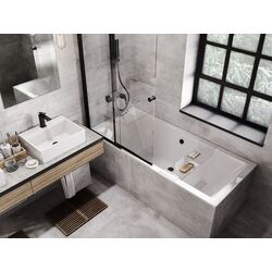 Ванна акриловая Besco Quadro Slim WAQ-175-SL 175x80 (White) Thumb