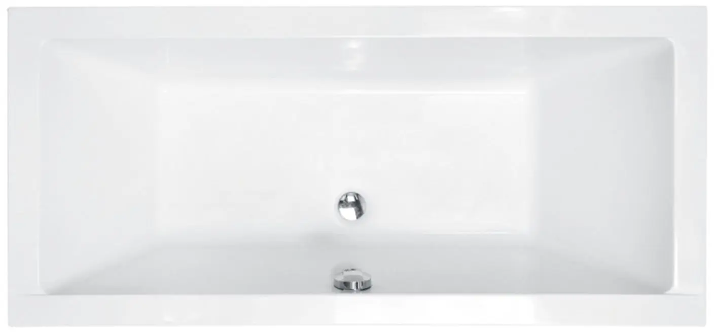 Ванна акриловая Besco Quadro Slim WAQ-180-SL 180x80 (White)