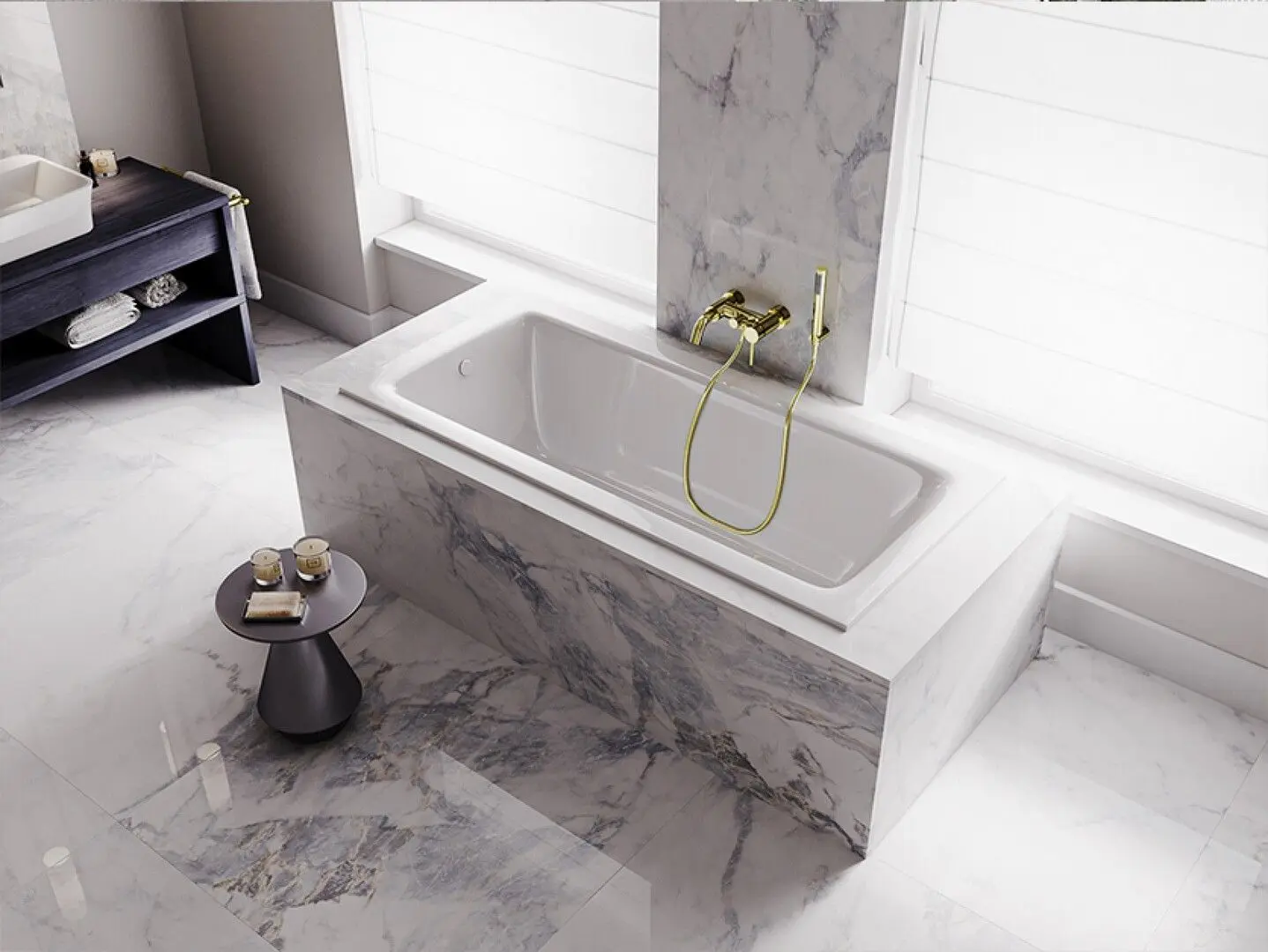 Ванна акриловая Besco Talia Slim WAT-150-SL 150x70 (White) - 3