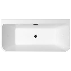 Ванна акриловая Besco Varya Glam 150x75 (Graphite/White/Black) Thumb