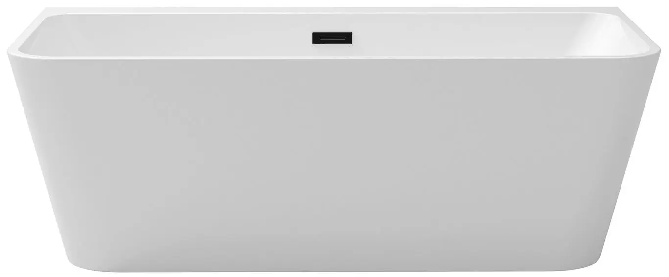 Ванна акриловая Besco Varya Glam 150x75 (Graphite/White/Black)
