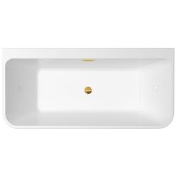 Ванна акриловая Besco Varya Glam 150x75 (Graphite/White/Gold) Thumb
