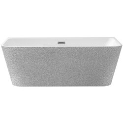 Ванна акриловая Besco Varya Glam WA-150-VRSG 150x75 (Silver)