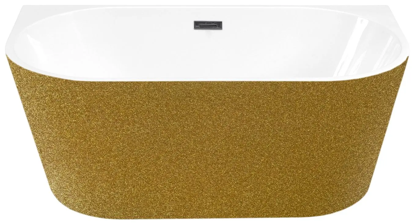 Ванна акриловая Besco Vica Glam 150x80 (Gold/White/Graphite)